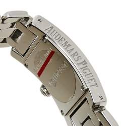 Pre Owned Audemars Piguet Blue Stainless Steel Diamond Promesse 67259ST.ZZ.1156ST03 Women's Wristwatch 36 mm x 20 mm