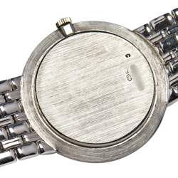 مملوكة مسبقًا ساعة يد نسائية أوديمار بيغيه كلاسيك فينتدج ألماس وذهب بيض عيار 18 مينا سوداء 31 مم