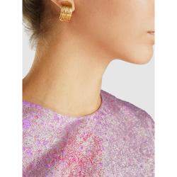Aurelie Bidermann Thalia Gold Plated Clip On Earrings