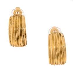 Aurelie Bidermann Thalia Gold Plated Clip On Earrings