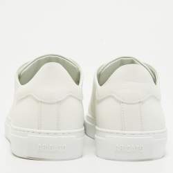 Pre Owned Axel Arigato White Leather Clean 90 Sneakers Size 38