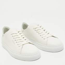 Pre Owned Axel Arigato White Leather Clean 90 Sneakers Size 38