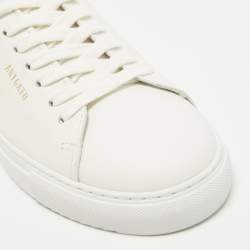 Pre Owned Axel Arigato White Leather Clean 90 Sneakers Size 38