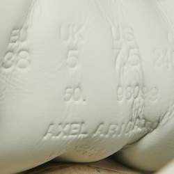 Pre Owned Axel Arigato White Leather Clean 90 Sneakers Size 38