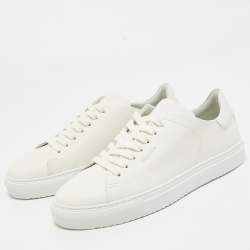 Pre Owned Axel Arigato White Leather Clean 90 Sneakers Size 38