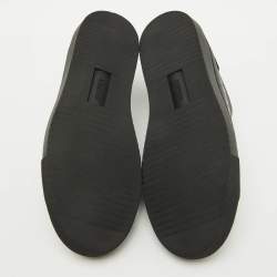 Axel Arigato Black Leather Logo Low Top Sneakers Size 39