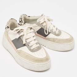 Axel Arigato Multicolor Suede and Leather Low Top Sneakers Size 36