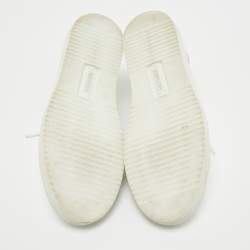 Axel Arigato White Leather Lace Up Sneakers Size 40