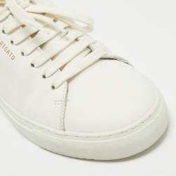 Axel Arigato White Leather Lace Up Sneakers Size 40