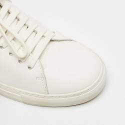 Axel Arigato White Leather Clean 90 Low Top Sneakers Size 40