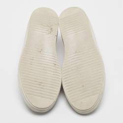 Axel Arigato Beige Leather Lace Up Sneakers Size 40