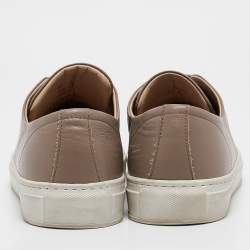 Axel Arigato Beige Leather Lace Up Sneakers Size 40