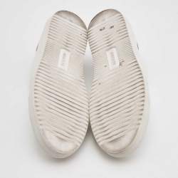 Axel Arigato White Leather Lace Up Sneakers Size 38