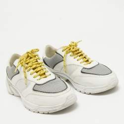 Axel Arigato Multicolor Leather and Mesh Marathon Sneakers Size 40