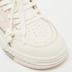 Axel Arigato White/Light Pink Leather Area Low Top Sneakers Size 37