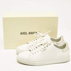 Axel Arigato White/Gold Leather Clean 90 Sneakers Size 39