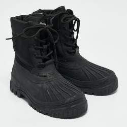 Axel Arigato Black Nylon and Rubber Cryo Ankle Length Boots Size 39
