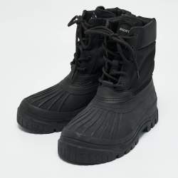 Axel Arigato Black Nylon and Rubber Cryo Ankle Length Boots Size 39