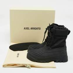 Axel Arigato Black Nylon and Rubber Cryo Ankle Length Boots Size 39