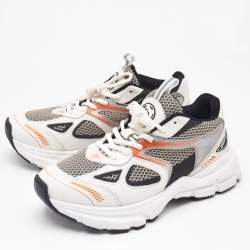 Axel Arigato Multicolor Leather and Mesh Marathon Runner Sneakers Size 38