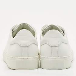 Axel Arigato White Leather Lace Up Sneakers Size 38