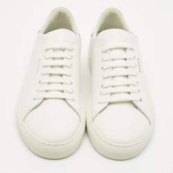 Axel Arigato White Leather Lace Up Sneakers Size 38