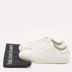 Axel Arigato White Leather Lace Up Sneakers Size 38