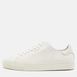 Axel Arigato White Leather Lace Up Sneakers Size 38