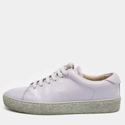 Axel Arigato Purple Leather Lace Up Sneakers Size 39