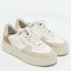 Axel Arigato Multicolor Suede and Leather Low Top Sneakers Size 40