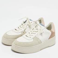 Axel Arigato Multicolor Suede and Leather Low Top Sneakers Size 40