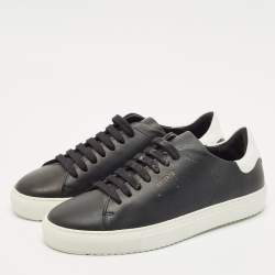 Axel Arigato Black/White Leather Clean 90 Low Top Sneakers Size 38