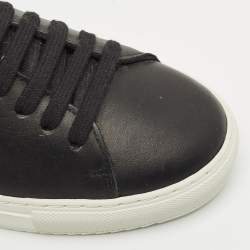 Axel Arigato Black/White Leather Clean 90 Low Top Sneakers Size 38