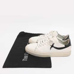 Pre Owned Axel Arigato White Leather Clean 90 Bee Bird Low Top Sneakers Size 39