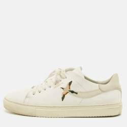 Pre Owned Axel Arigato Clean 90 Size 39 White Leather Low Top Sneakers