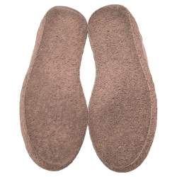 Pre Owned Axel Arigato Pink Leather Lace Up Sneakers Size 37