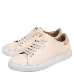 Axel Arigato Beige Leather Lace Up Sneakers Size 37