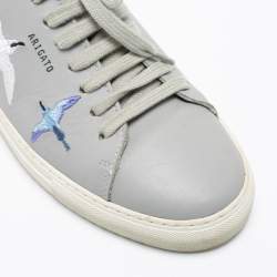 Axel Arigato Grey Leather Clean 90 Bird Low-Top Sneakers Size 40