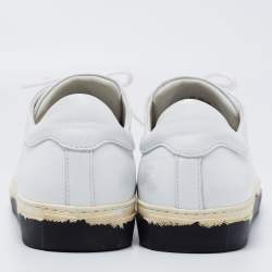 Axel Arigato White Leather Low Top Sneakers Size 38