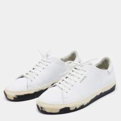 Axel Arigato White Leather Low Top Sneakers Size 38