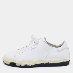 Axel Arigato White Leather Low Top Sneakers Size 38