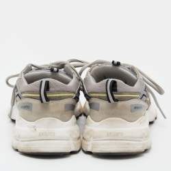 Axel Arigato Grey Mesh and Leather Marathon R Trail Sneakers Size 37