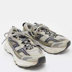 Axel Arigato Grey Mesh and Leather Marathon R Trail Sneakers Size 37