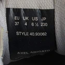 Axel Arigato Grey Mesh and Leather Marathon R Trail Sneakers Size 37