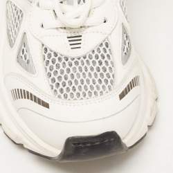 Axel Arigato White/Grey Mesh and Leather Marathon Runner Sneakers Size 37
