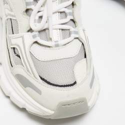 Axel Arigato Grey Mesh and Leather Low Top Sneakers Size 35