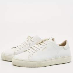 Axel Arigato White Leather Low Top Sneakers Size 39
