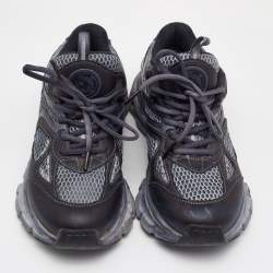 Axel Arigato Grey/Blue Mesh and Leather Marathon R Trail Sneakers Size 39