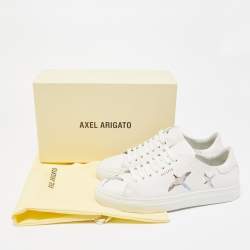 Axel Arigato White Leather Clean 90 Bee Bird Low Top Sneakers Size 39