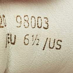 Pre Owned Axel Arigato Light Beige Leather And Suede Low Top Sneakers Size 37